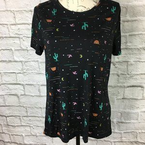 Modern Lux Black Cactus Tee Size XXL